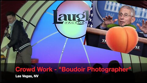 Boudoir Photographer at the Comedy Club (comedian K-von in Vegas)