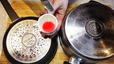 HOW TO CLEAN a frying PAN, a saucepan and any dishes FROM TEN-YEAR-old SOOT and any fat