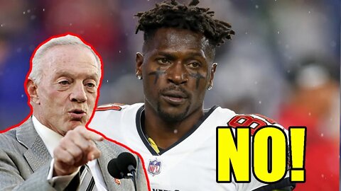 Jerry Jones FLAT OUT REJECTS Antonio Brown request to join the Dallas Cowboys!