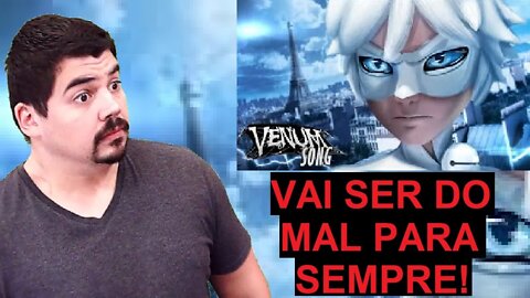 REACT ☄️ Rap do Cat Blanc Miraculous - PLAGG VAMOS DESTRUIR Venum Beats - MELHOR DO MUNDO