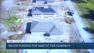 Grant to help Habitat for Humanity provide affordable housing in Tulsa