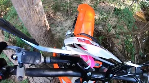 Backyard Dirt Bike Trails on the KTM300XC