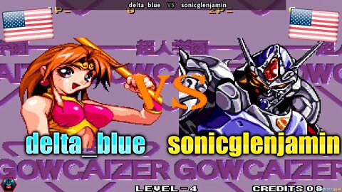 Voltage Fighter: Gowcaizer (delta_blue Vs. sonicglenjamin) [U.S.A. Vs. U.S.A.]