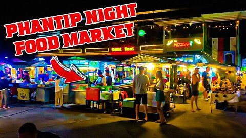 What can you find at PANTIP NIGHT MARKET on Koh Phangan?