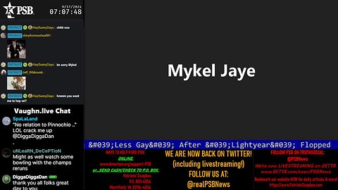 2024-09-17 07:00 EDT - Patriots Soapbox AM: with MykelJaye