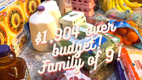 Over budget AGAIN! | March 2023 Grocery Budget | Family of 9!