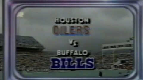 1987-09-20 Houston Oilers vs Buffalo Bills