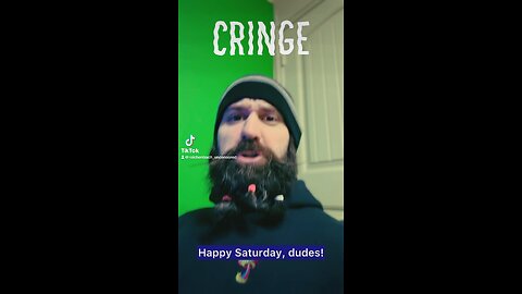 Happy Saturday, dudes! #happysaturday #saturday #lunchtime #greenscreen #cringe #dudes #beard