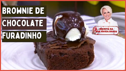 Brownie de Chocolate Furadinho - Melhor Receita de Brownie