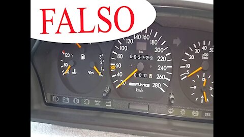 Mercedes Benz W124 - Como calibrar el velocimetro si no te marca bien tutorial