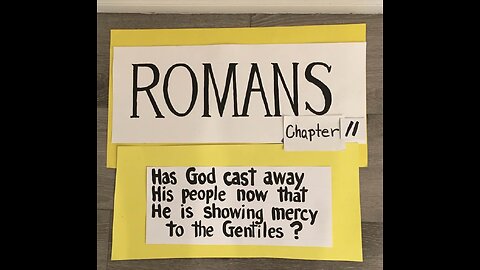 Romans Chapter 11 Has God Cast Away His People? - Marianne Manley