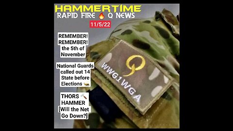 HAMMERTIME -Rapid Fire 🔥 Q News On November 5th, 2022