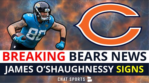 BEARS NEWS: Chicago Bears Sign TE James O'Shaughnessy To 1-Year Contract + Bears Top Draft Needs