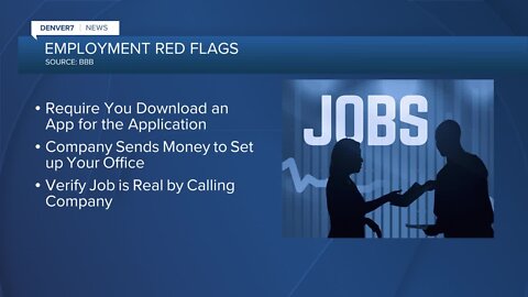 BBB warning about job scams