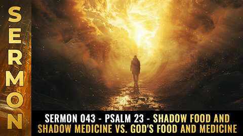 Sermon #043 - Psalm 23 - Shadow food and shadow medicine...