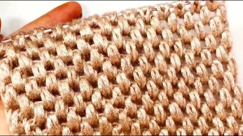 🧶Super Easy Tunisian Crochet Baby Blanket For Beginners