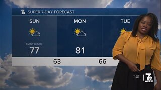 7 Weather Forecast 11pm Update, Saturday May 28