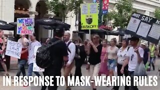 Cities All Over Canada Had Anti-Mask Protests This Weekend