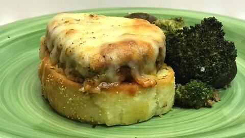 MEATLOAF PARMESAN!! LEFTOVER MAKEOVER!!