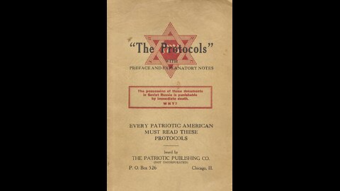 The Protocols of the Elders of Zion