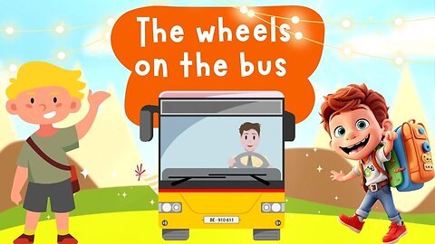 Wheels on the Bus | Nursery Rhymes & Kids Songs