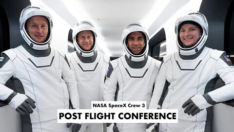 LIVE! Crew 3 Post Flight Conference