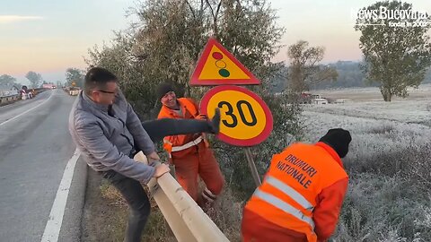 Așa Caterincă de mult nu am văzut! “S-a furat bateria la BOMAG …nu putem Închide Podul!!”