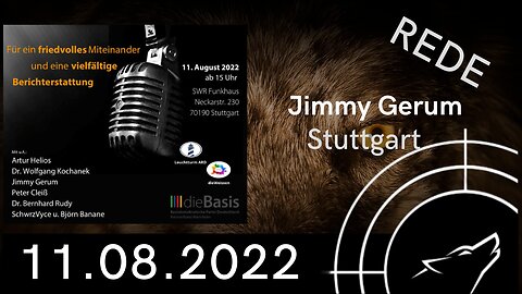 Stuttgart I Rede von Jimmy Gerum am 11.08.2022