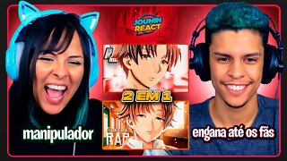 2 EM 1 - ANIRAP & ISHIDA | Ayanokoji (Classroom of the Elite) | [React em Casal] 🔥