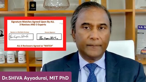 Dr. Shiva: Scientific Study Reveals Maricopa Counted 200,000+ Ballots With Mismatched Signatures