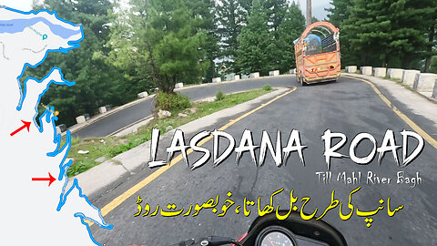 Beautiful Lasdana Road view till Mahl River Bagh | Zig Zag Road | By urdu knowledge