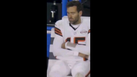 Old Man Joe Flacco falling Asleep on the Jo