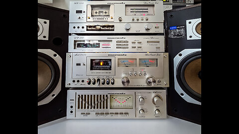 MARANTZ PM750 ST500 SD3000 and 5010! VINTAGE STEREO TEST