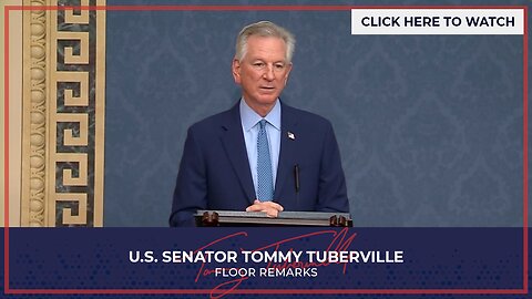 Senator Tuberville Speaks on Senate Floor about Ukraine