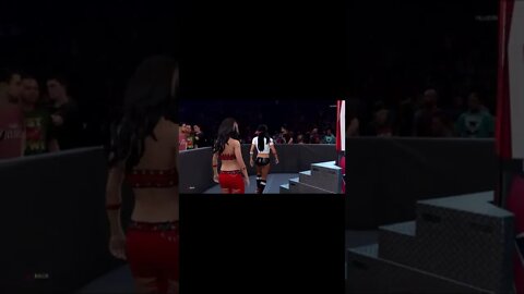 WWE 2k22 Bella Twins Entrance #shorts