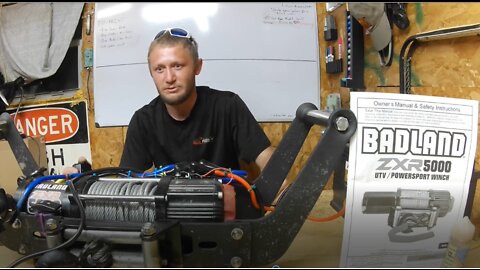 Badland ZXR5000 Drunk Winch Wiring Tutorial and Tree Murder