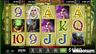 210 Free Spins on Witches Charm EGT Slots