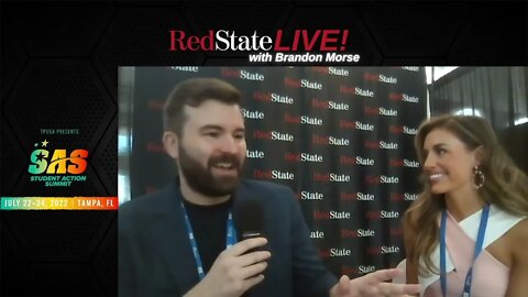 Brandon Morse interviews Hope Harvard at SAS 2022