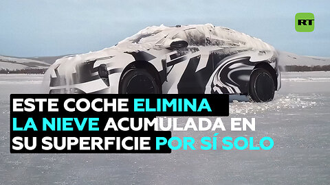 Este auto no requiere ser cepillado para eliminar la nieve, puede hacerlo solo