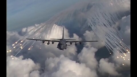 WE ARE READY TO TAKE ON FIRE: AC-130 In-flight, Filmed on FEB 21, 2018