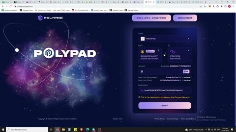 how to bridge your kccpad to matic to swap for polypad