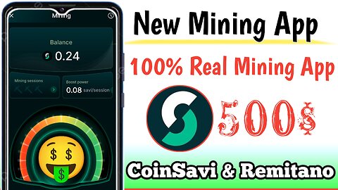 New Mining App 2024 | Coinsavi Mining App | CoinSavi KYC process Remitano