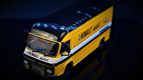 Saviem SB2 Long "Rally Assistance Renault Sport" - Altaya 1/43 - UNDER 2 MINUTES REVIEW