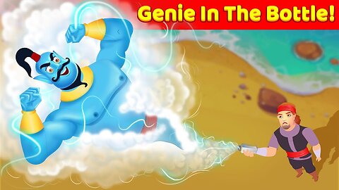 Genie In The Bottle! | English Fairy tales | Learn English | English Story🧟