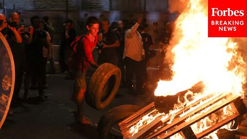 Police Use Water Cannons To Disperse Crowds As Mass Protests Continue In Israel After Hostage Deaths