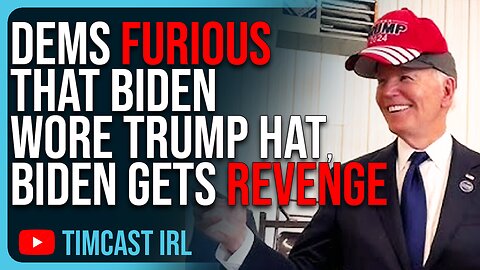 Democrats FURIOUS That Biden Wore Trump Hat & Kept It, Biden Gets REVENGE On Dems