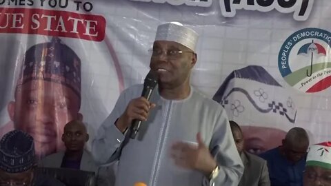 2023 ELECTIONS: ATIKU ABUBAKAR IN benue STATE | NORTH CENTRAL TOUR