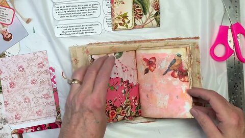 #6 Ruth Mini-Journal- Binding and adding the story