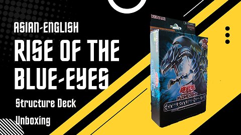 Yu-Gi-Oh The Rise of the Blue Eyes (AE) Unboxing