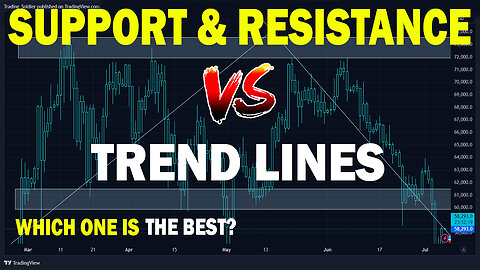 Support & Resistance VS Trend Lines - Which One is BEST? (Price Action Trading)